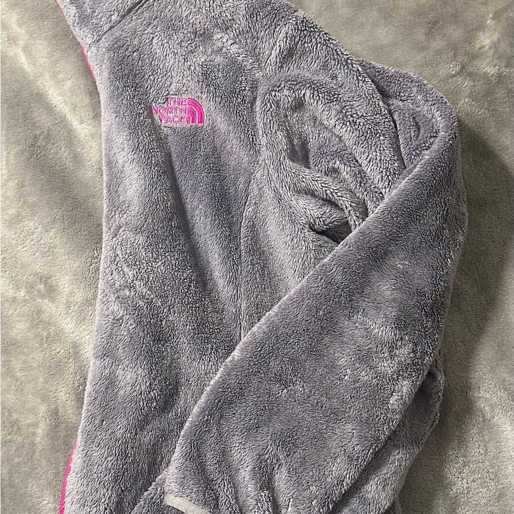 The North Face Heather Gray Fleece Jacket